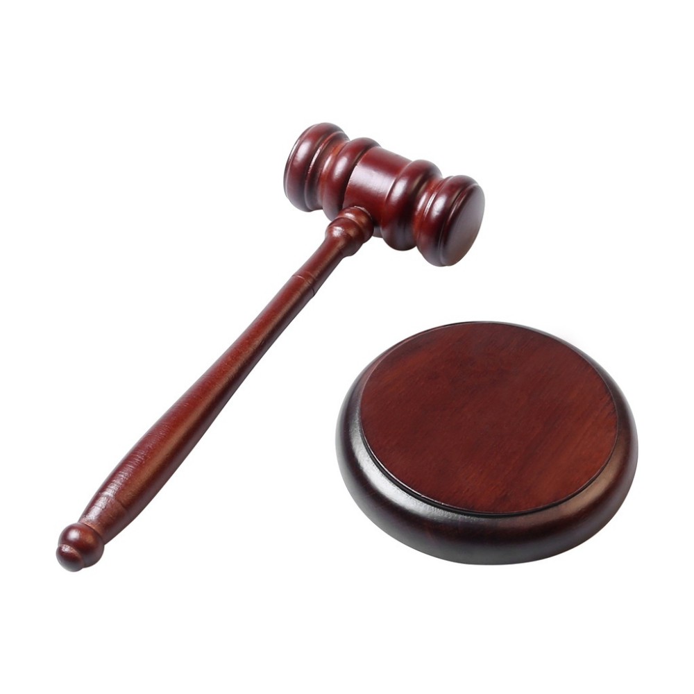 Woodworking Auctions - مطرقة القاضي الخشبية المتينة عالية الجودة