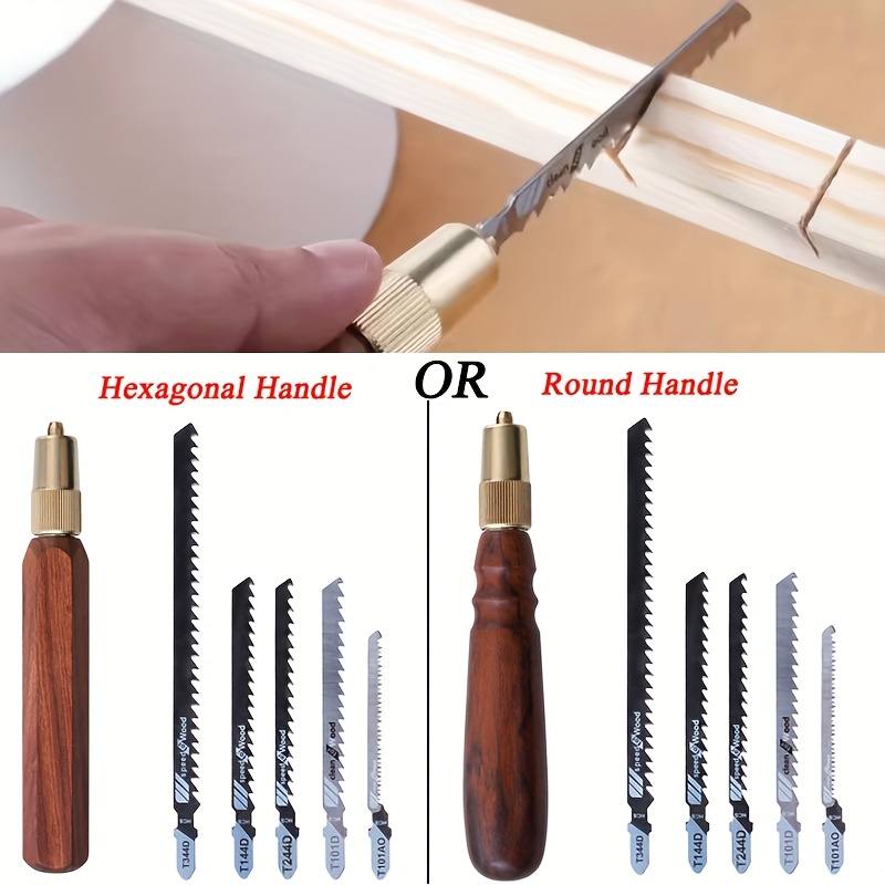 Japanese Pull Saw - 1 مجموعة منشار يدوي صغير قابل
