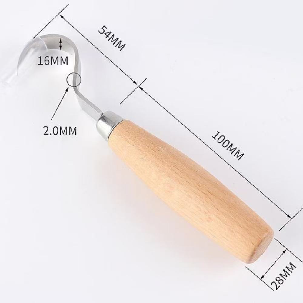Woodworking Kits For Beginners - مجموعة أدوات نحت الخشب بمقبض خشبي