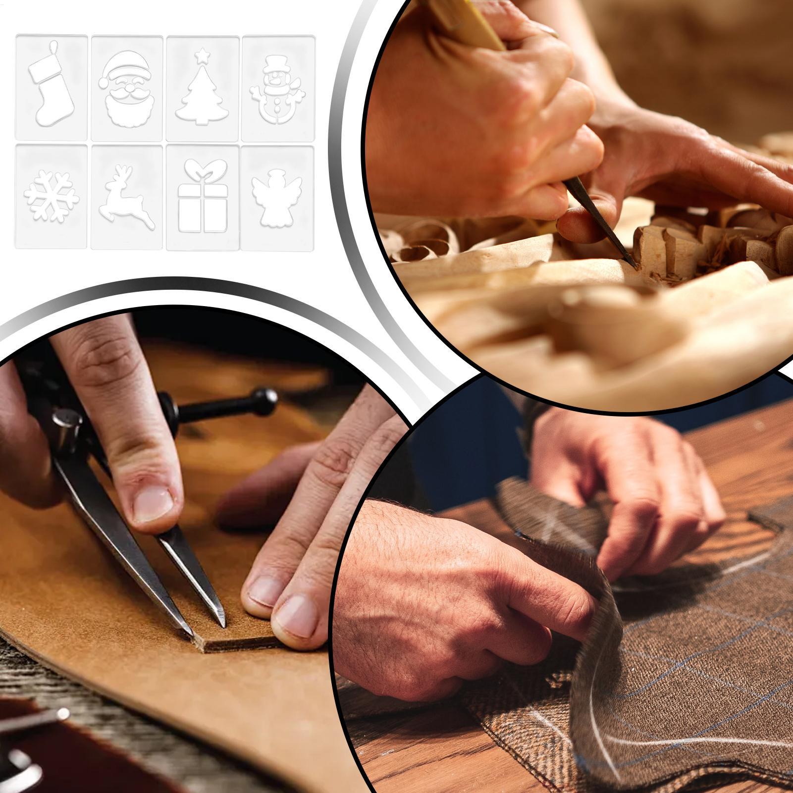 Woodworking Templates - استنسل عيد الميلاد استنسل النجارة المحمول