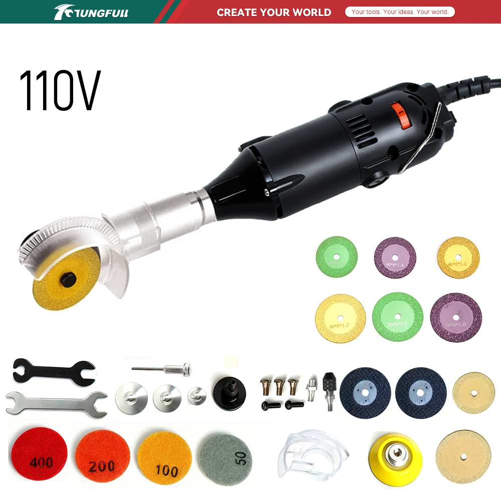 Woodworking Equipment - جلاخة زاوية صغيرة TUNGFULL 110 فولت،