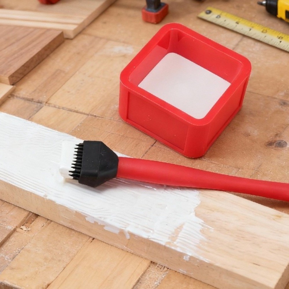 Woodworking Glue Applicator - فرشاة غراء السيليكون مع غطاء قابل