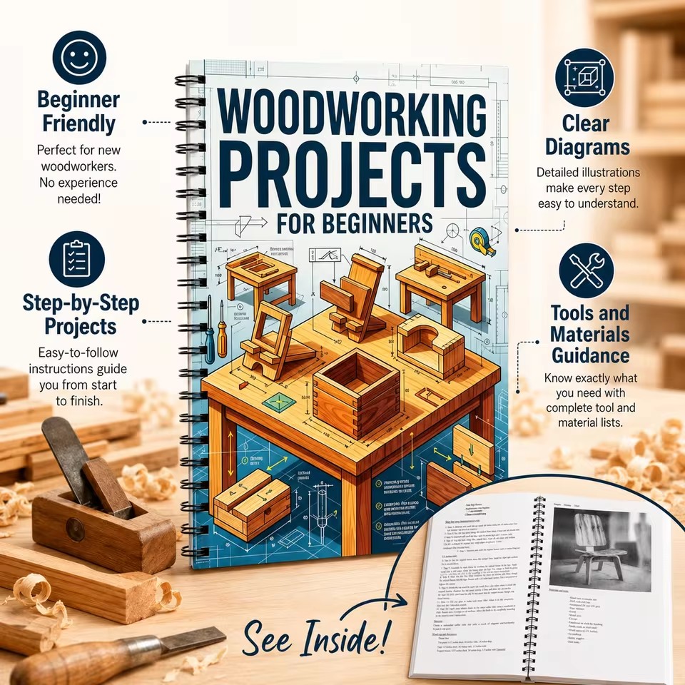 Woodworking Ideas For Beginners - خطط أعمال النجارة السهلة للمبتدئين، مشاريع