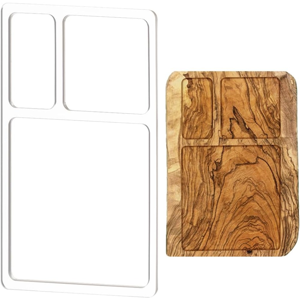 Woodworking Templates - 3 قوالب توجيه صينية خادم الجيب،