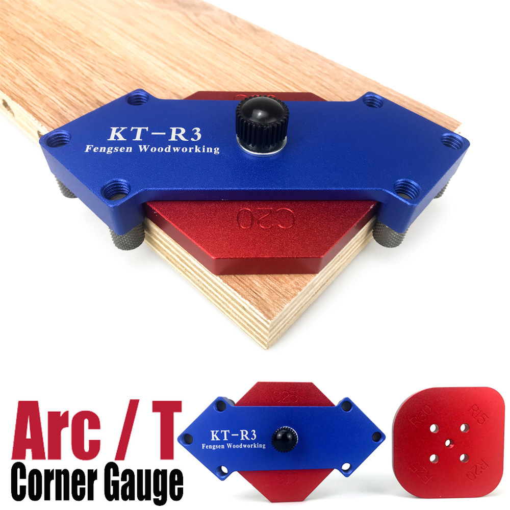 Woodworking Templates - قالب تحديد المواقع القوسي لأعمال النجارة،