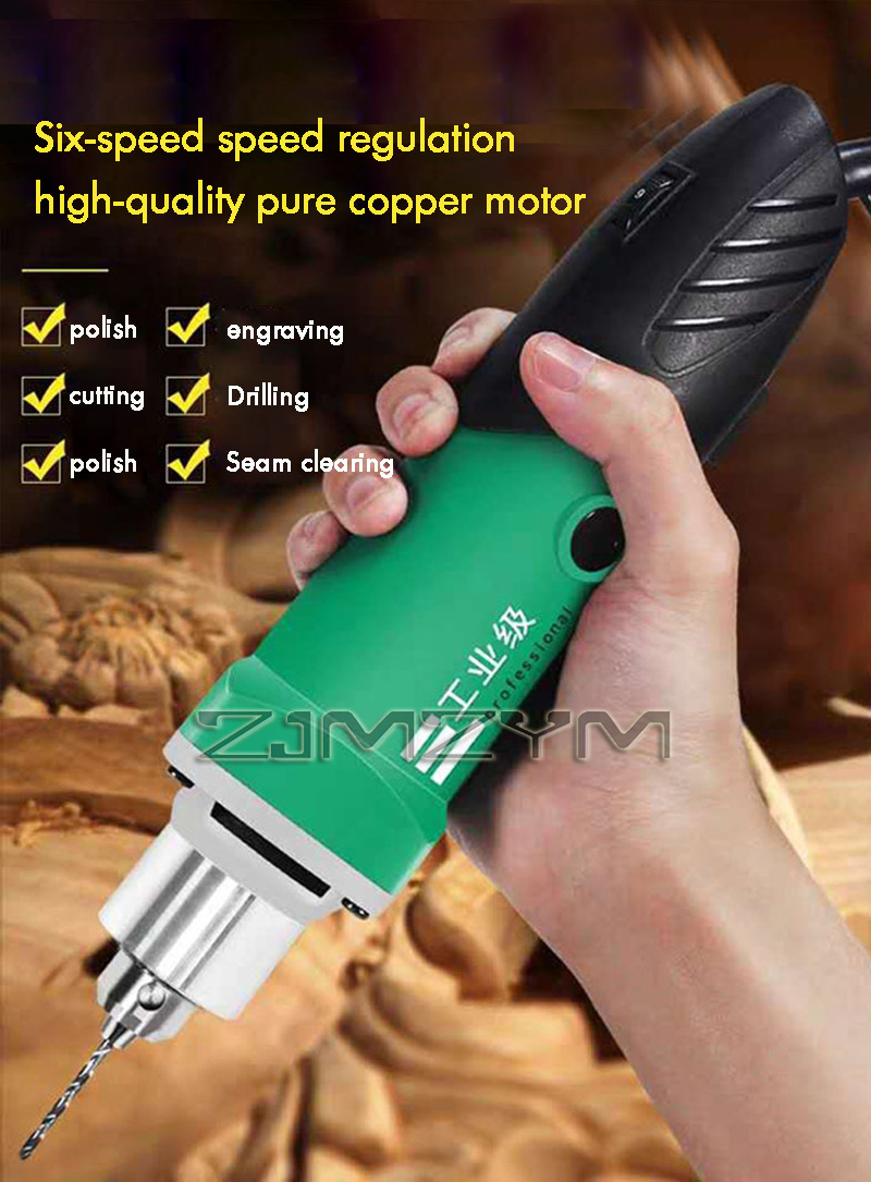 Woodworking Power Tools - 6-موقف متغير السرعة عالية الطاقة حفارة