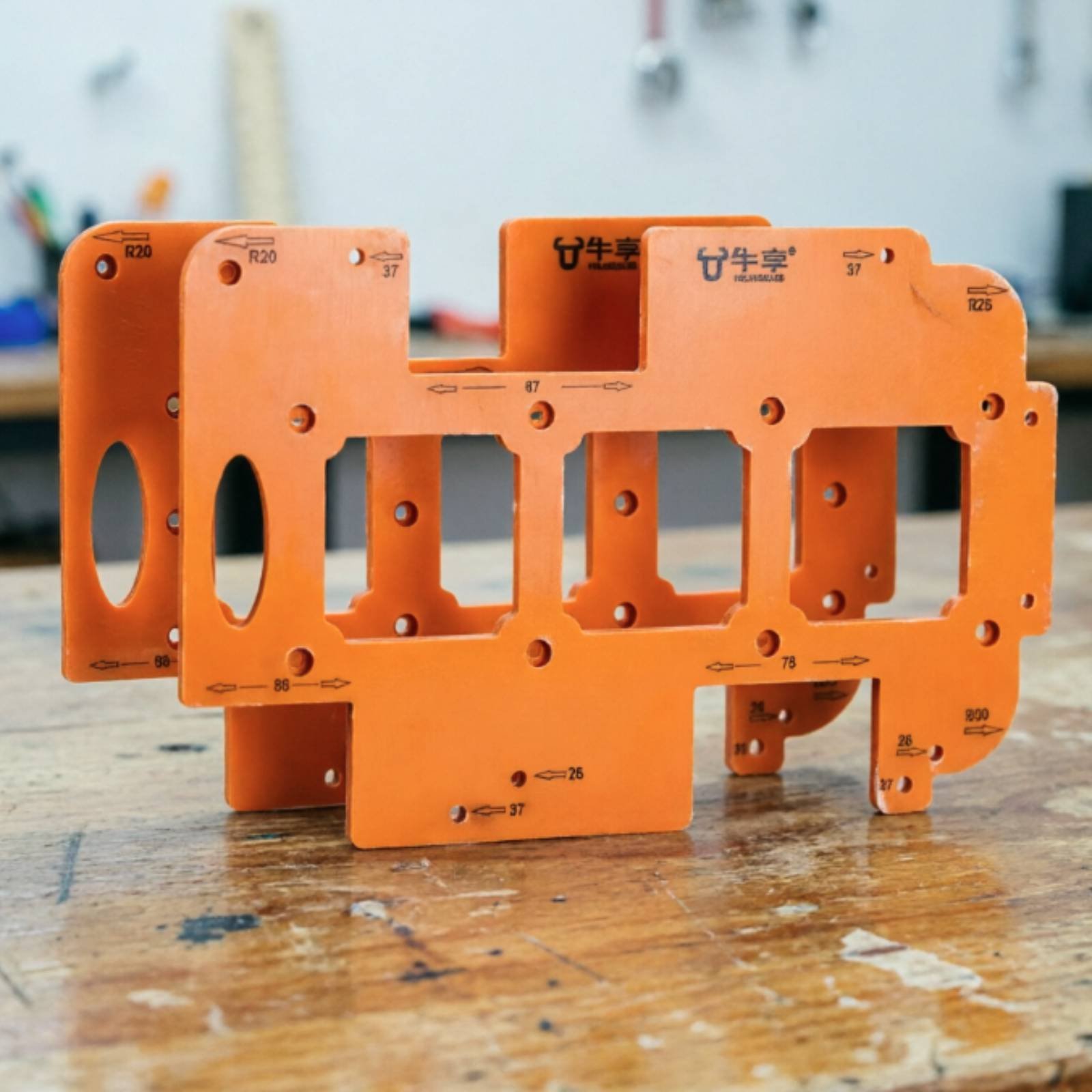 Woodworking Templates - قالب قطع متعدد الأغراض للخزائن، أداة
