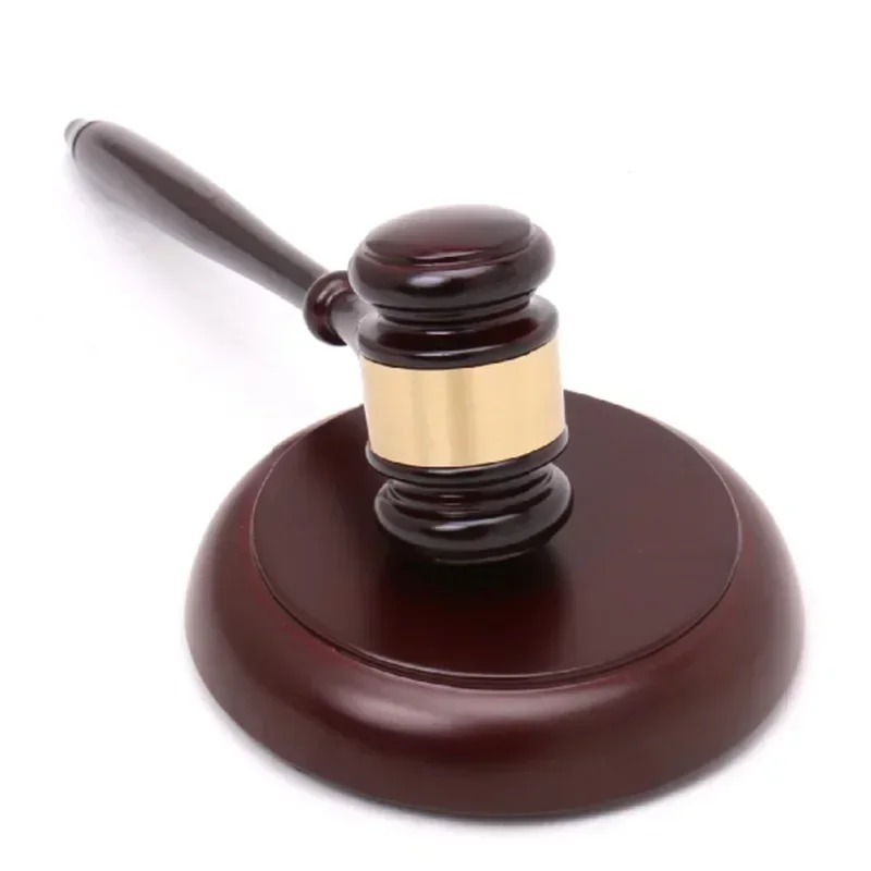 Woodworking Auctions - خشبية اليدوية الحرفية المحامي القاضي مزاد