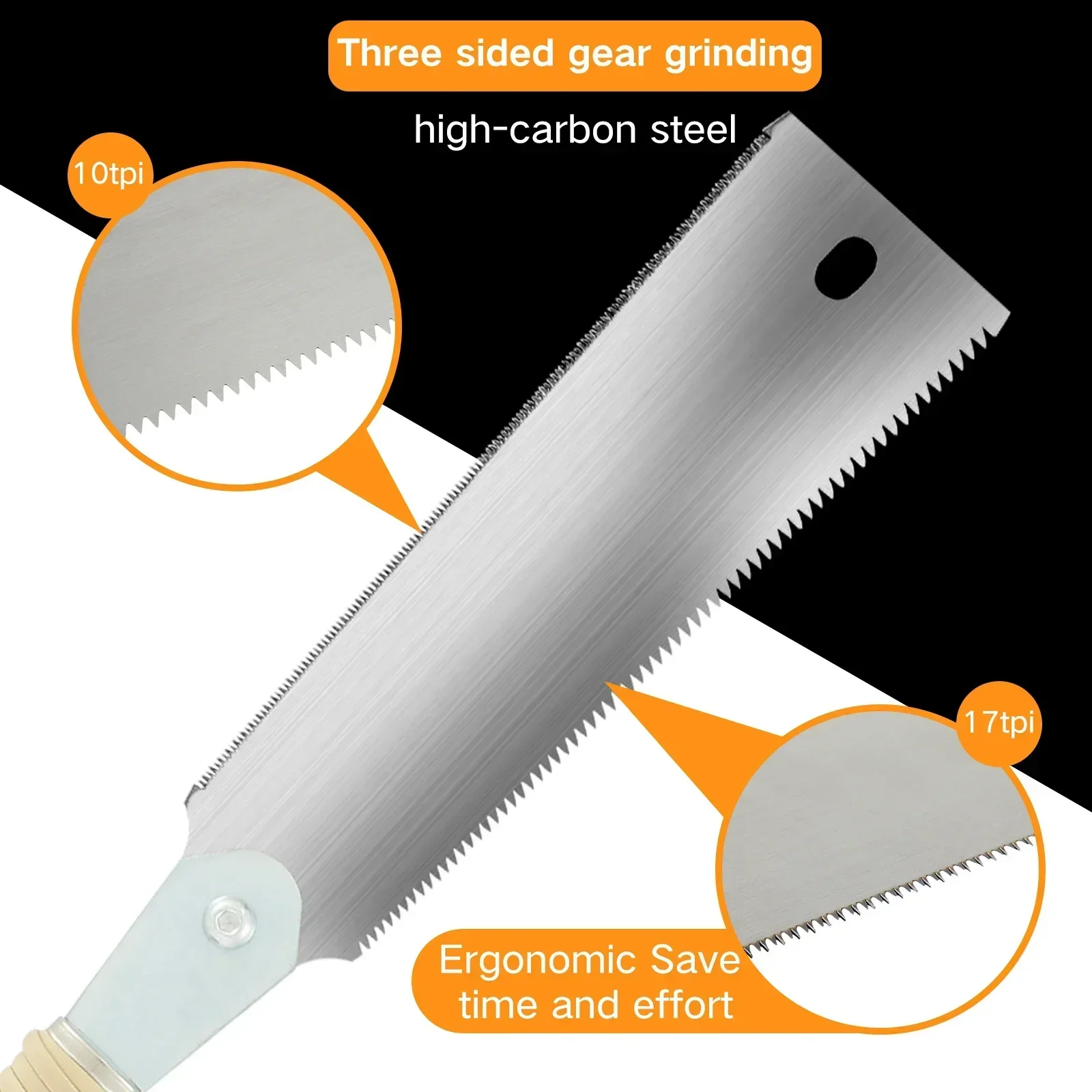 منشار يدوي ياباني 9.3 بوصة SK5 - مراجعة Japanese Pull Saw وسعره