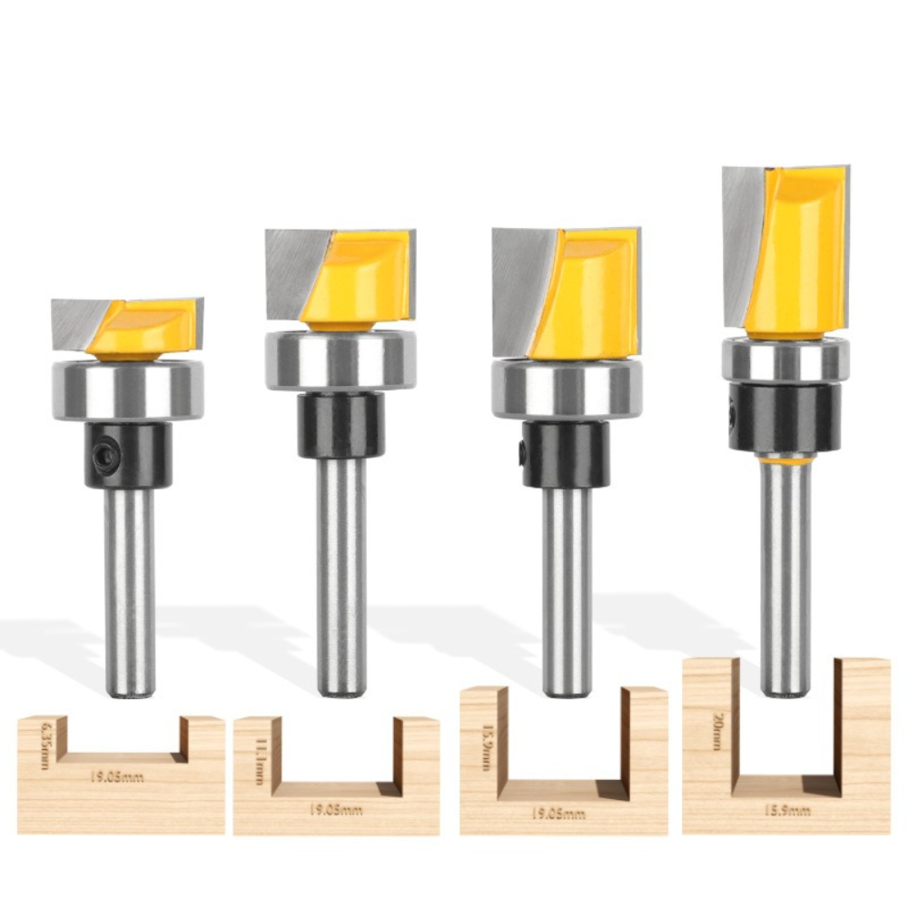 ريشة راوتر للتشذيب المتساوي بس - مراجعة Woodworking Templates وسعره