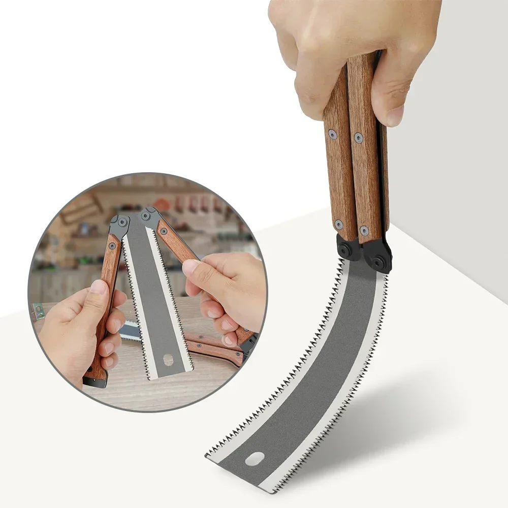 منشار يدوي قابل للطي ذو وجهين  - مراجعة Japanese Pull Saw وسعره