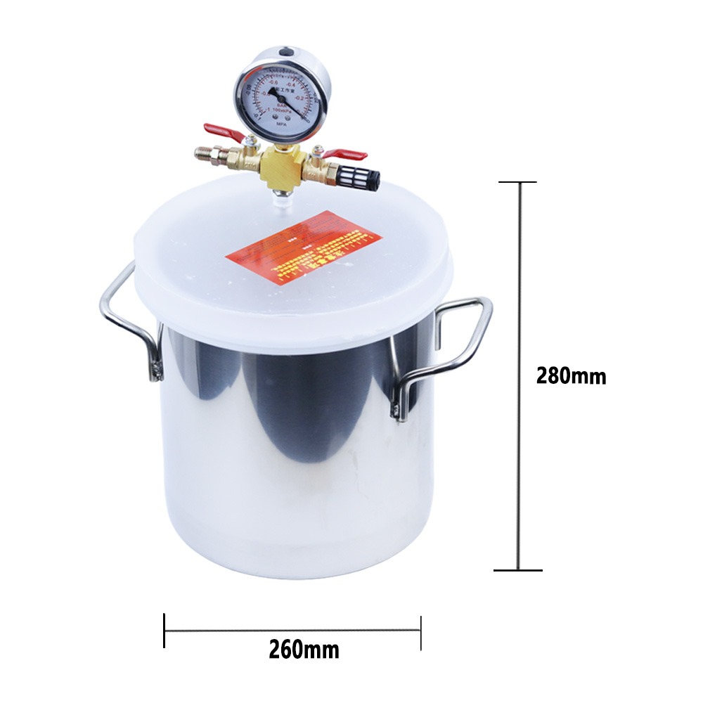 غرفة تفريغ الهواء بسعة 6 لتر م - مراجعة Woodworking Vacuum Press وسعره