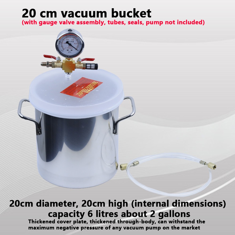 غرفة تفريغ الهواء بسعة 6 لتر م - مراجعة Woodworking Vacuum Press وسعره