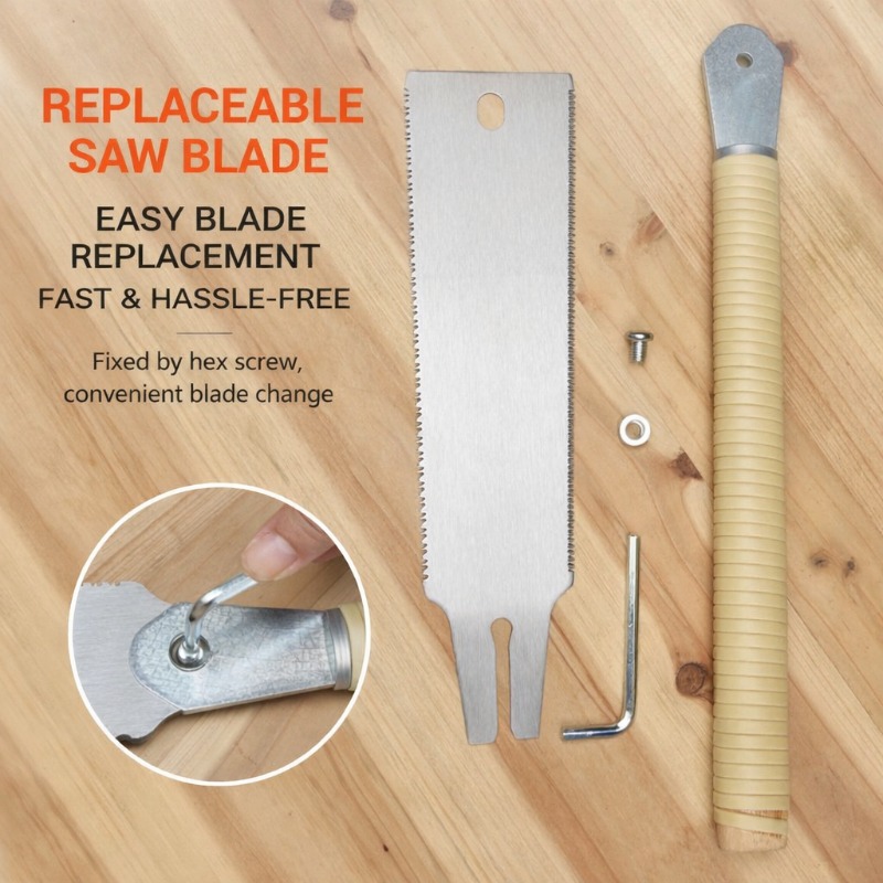 منشار يدوي ياباني الطراز ذو وج - مراجعة Japanese Pull Saw وسعره