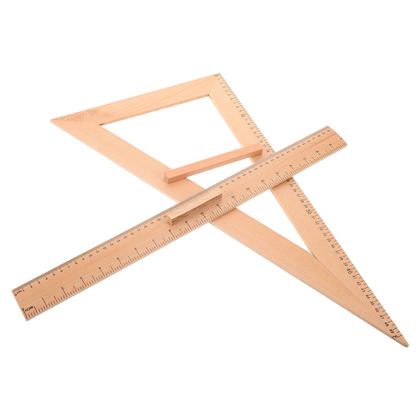 قطعتان من مسطرة القياس الخشبية - مراجعة Woodworking Teacher وسعره