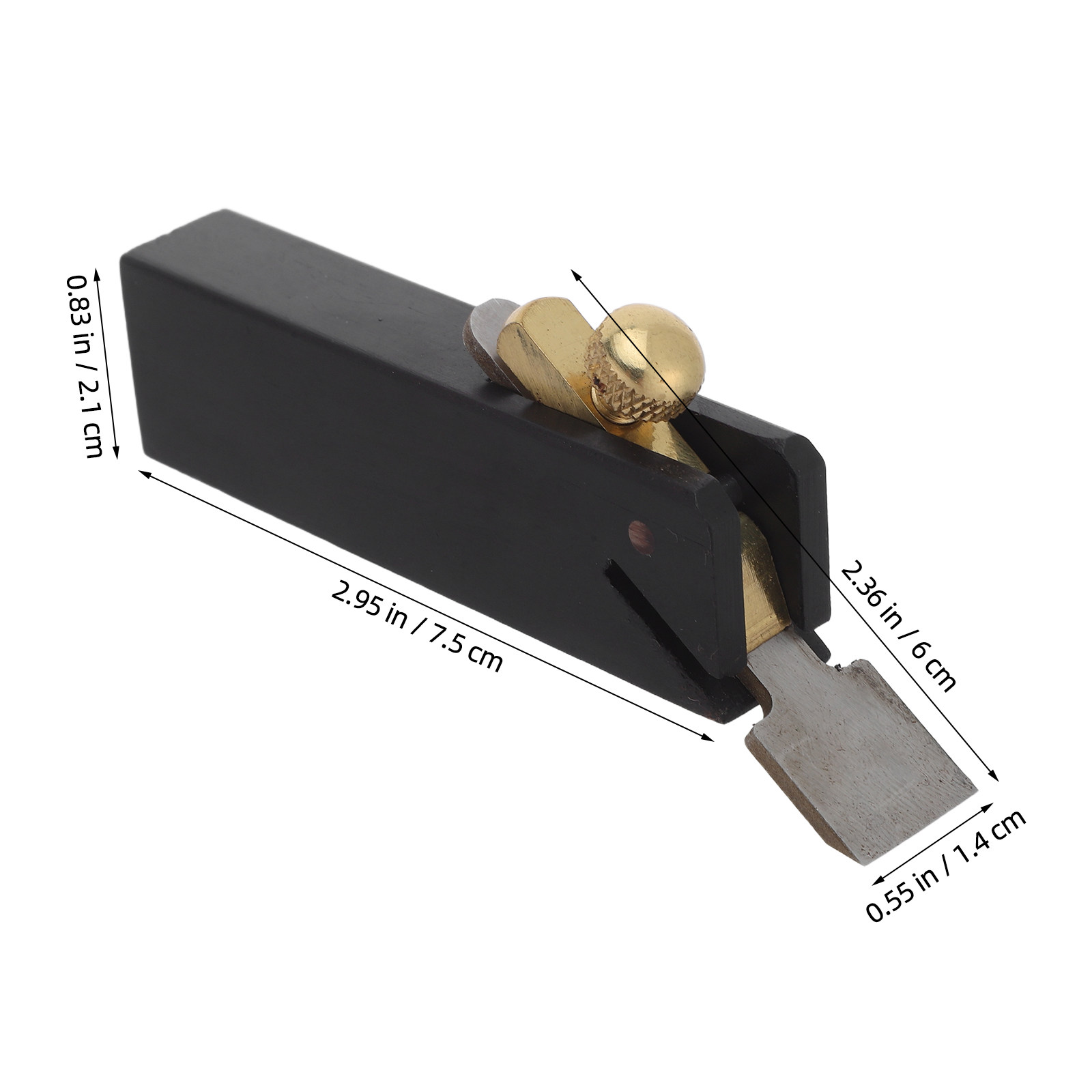 مسحاج يدوي صغير من خشب الأبنوس - مراجعة Woodworking Edge Trimmer وسعره