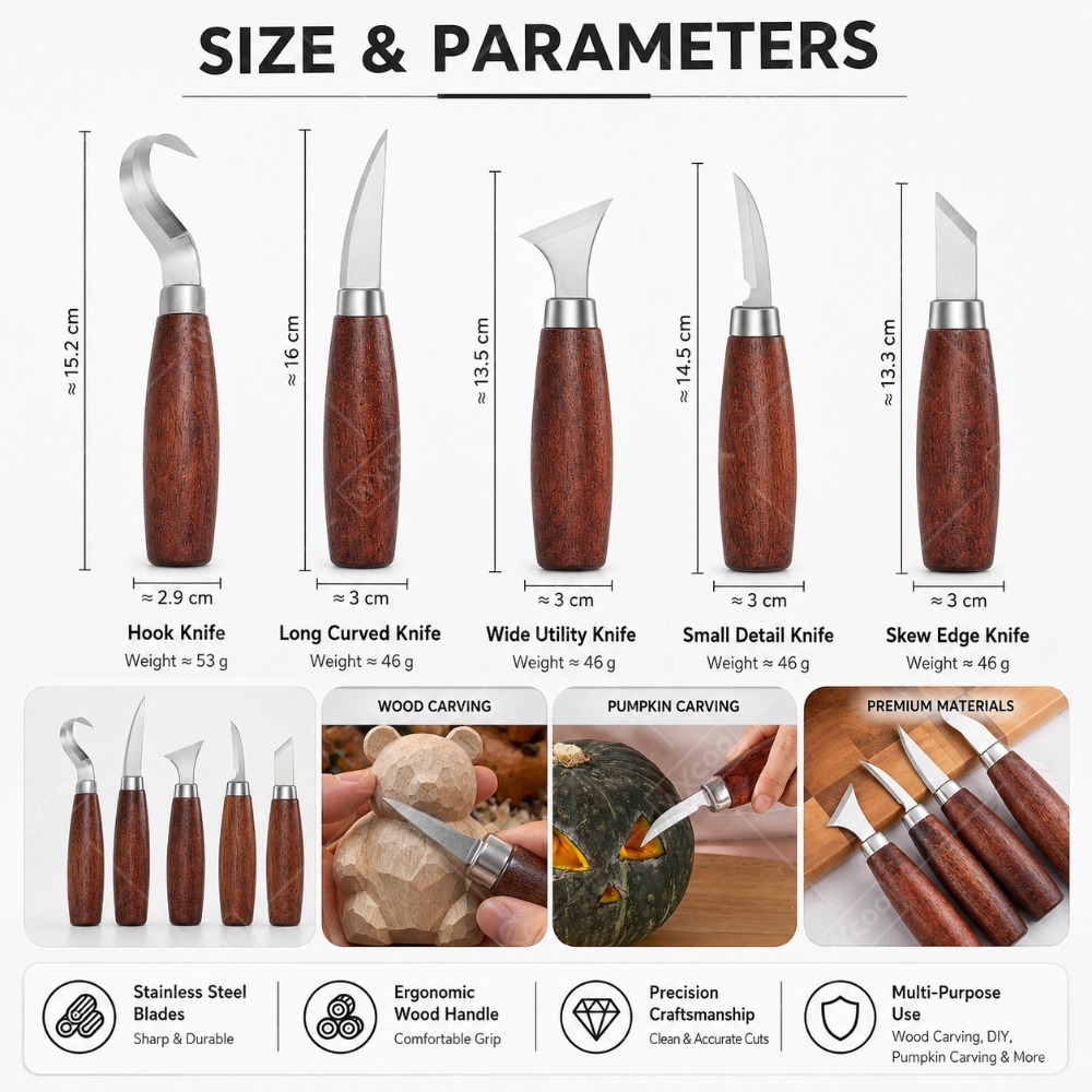 مجموعة أزاميل نحت الخشب من الص - مراجعة Woodworking Kits For Beginners وسعره