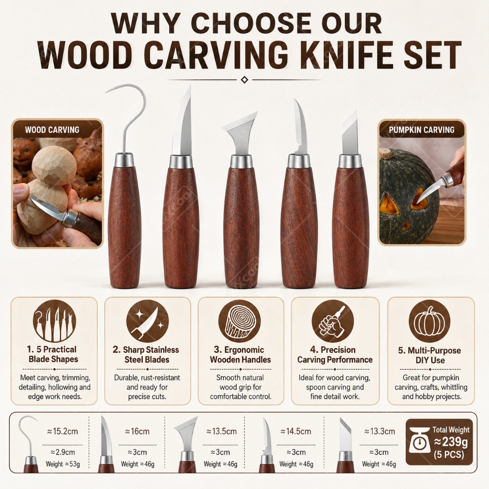 مجموعة أزاميل نحت الخشب من الص - مراجعة Woodworking Kits For Beginners وسعره