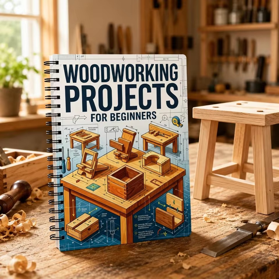 خطط أعمال النجارة السهلة للمبت - مراجعة Woodworking Ideas For Beginners وسعره