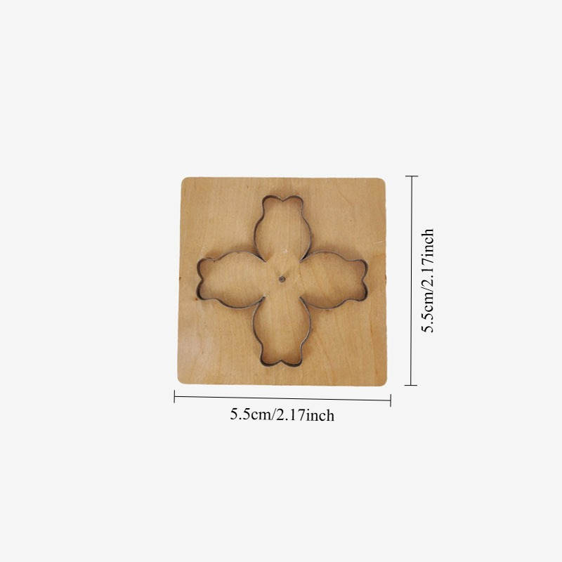 قالب سكين جلدي على شكل زهرة ال - مراجعة Woodworking Templates وسعره