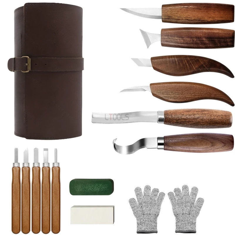 طقم أدوات نحت الخشب، مجموعة سك - مراجعة Woodworking Kits For Beginners وسعره