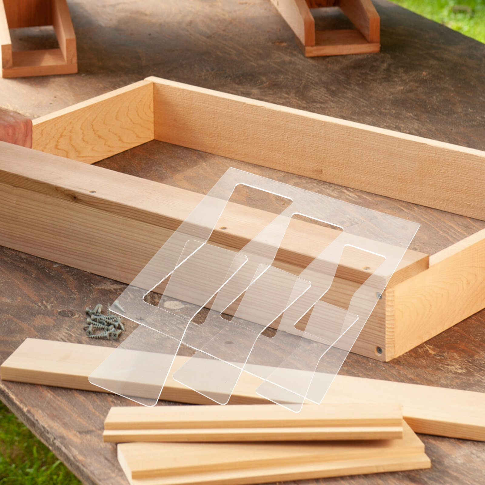 قطعتان من مجموعة قوالب النجارة - مراجعة Woodworking Templates وسعره